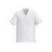 Veste de cuisine unisexe Egochef Leonardo blanche 100% coton à manches courtes M reconditionné