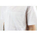 Veste de cuisine unisexe Egochef Leonardo blanche 100% coton à manches courtes M reconditionné