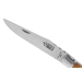 Couteau pliant Laguiole G.DAVID 6322 manche en bois d'olivier avec mitres en inox + tire-bouchon