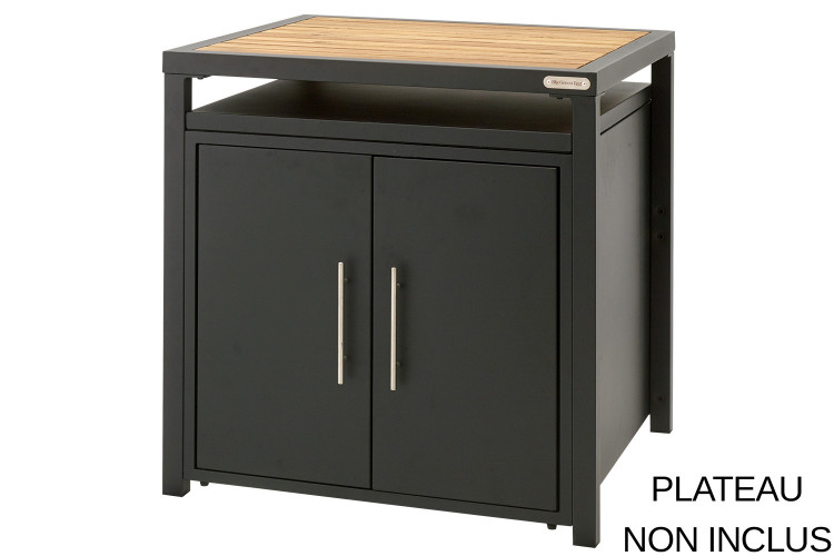 Bloc-armoire d'extension Big Green Egg compatible table modulaire Medium &agrave; 2XL