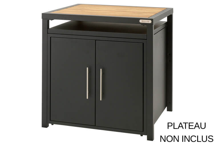 Bloc-armoire d'extension Big Green Egg compatible table modulaire Medium à 2XL