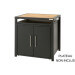 Bloc-armoire d'extension Big Green Egg compatible table modulaire Medium à 2XL