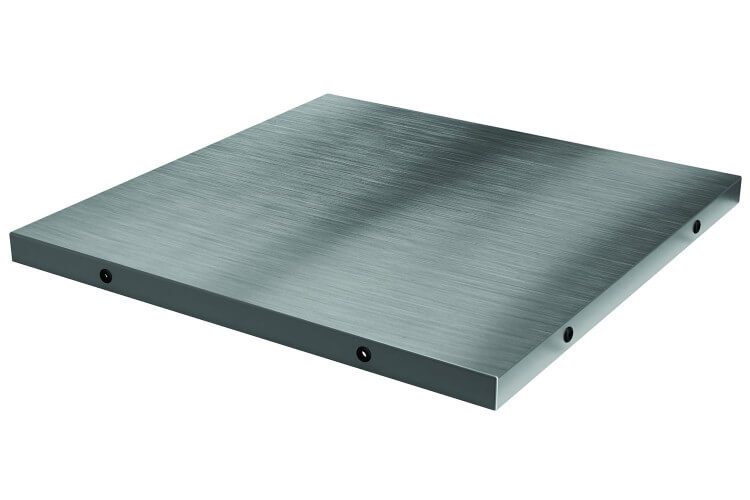 Plateau Big Green Egg en acier inoxydable pour table modulaire et bloc-armoire