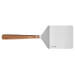 Spatule coudée à hamburger Triangle 41,5cm manche en bois de cerisier