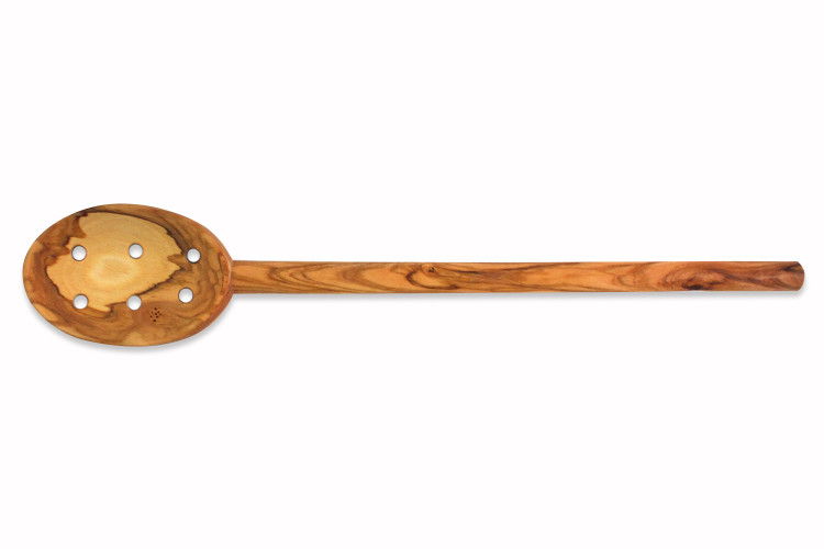Cuill&egrave;re &agrave; trou B&eacute;rard en olivier 30cm