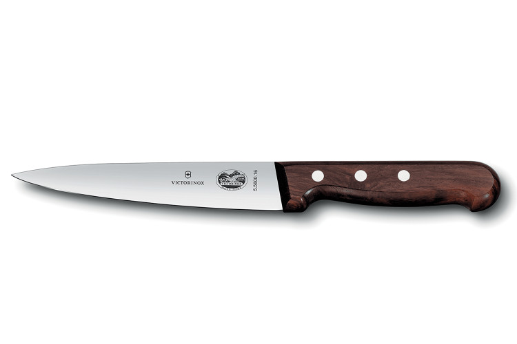 Couteau &agrave; d&eacute;sosser et &agrave; saigner Victorinox 5.5600.14 lame 14cm manche en bois