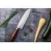 Couteau santoku Sayuto Pakka X50 alvéolé 18cm