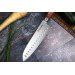 Couteau santoku Sayuto Pakka X50 alvéolé 18cm