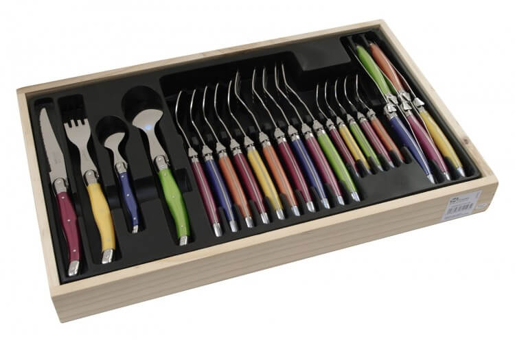 Ménagère Laguiole 24 pièces Pastel Pradel Excellence