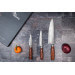 Coffret 3 couteaux Sayuto Pakka X50 Chef + Universel + Office