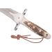 Couteau Puma IP Catcher Stag 304927 lame 27cm manche bois de cerf + étui en cuir