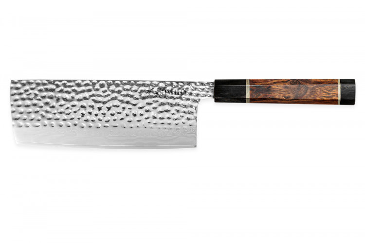 Couteau nakiri Sayuto Desert Damas martel&eacute; 17cm
