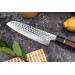 Couteau santoku Sayuto Desert Damas martelé 18cm
