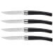 Coffret 4 couteaux Opinel Table Chic lame 10cm acier Sandvik