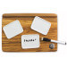 Coffret plateau à fromage avec couteau Bérard Acero en olivier