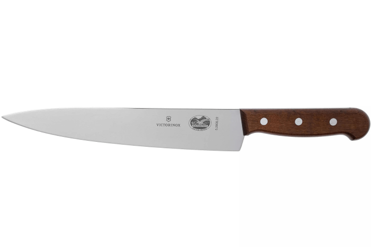 Couteau éminceur Victorinox 5.2000.22G lame 22cm manche en bois d'érable