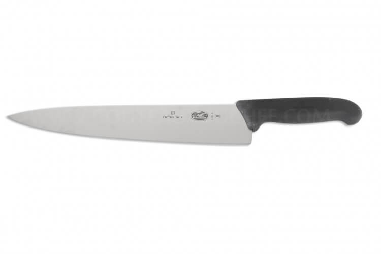 Couteau éminceur Victorinox 5.2003.28 lame 28cm manche fibrox noir