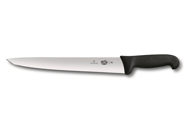 Couteau à saigner/découper Victorinox 5.5503.30 lame 30cm manche fibrox noir