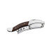 Tire-bouchons professionnel Legnoart Ghemme WF-1DX en acier brillant et manche en wengé