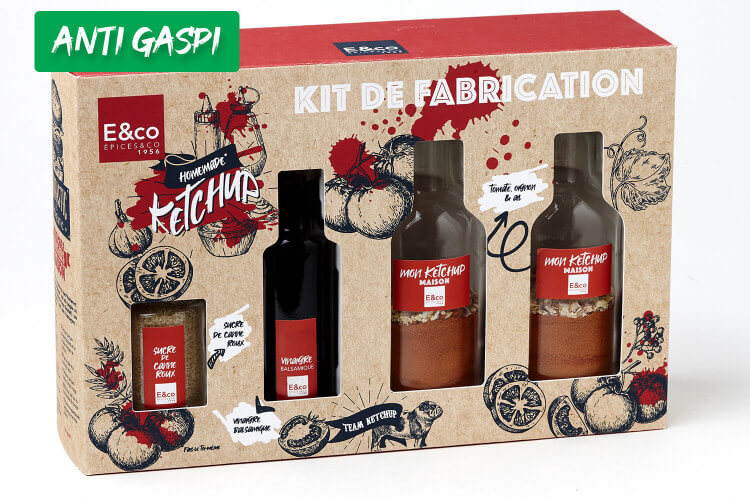 Kit de fabrication ketchup maison Epices&Co à faire soi-même