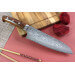 Couteau santoku japonais Takeshi Saji R2 Damas Mosaïque 17,5cm