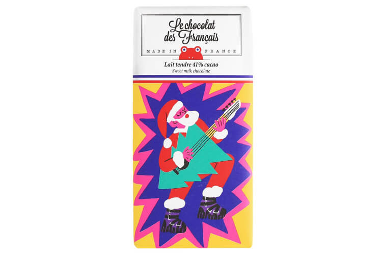 Tablette de chocolat au lait 41% bio Le Chocolat des français - 80g