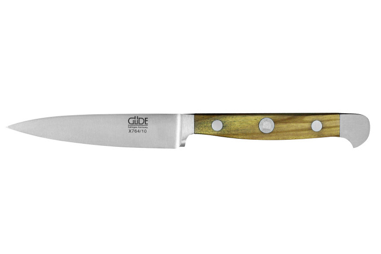 Couteau d'office 10cm forg&eacute; Alpha Olive G&uuml;de