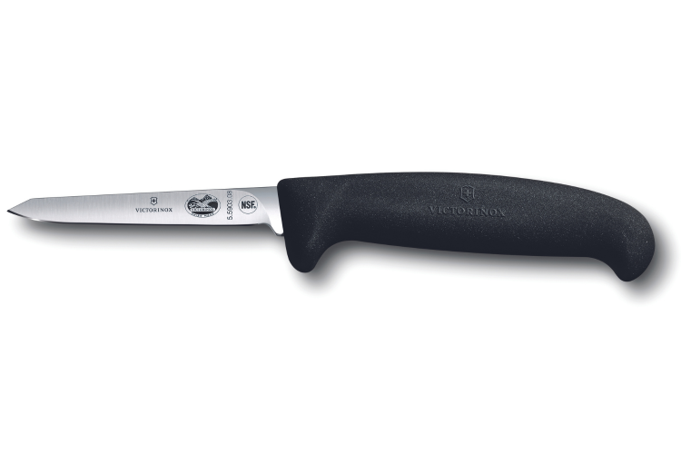 Couteau &agrave; volailles lancette Victorinox 5.5903.08 lame 8cm manche fibrox noir