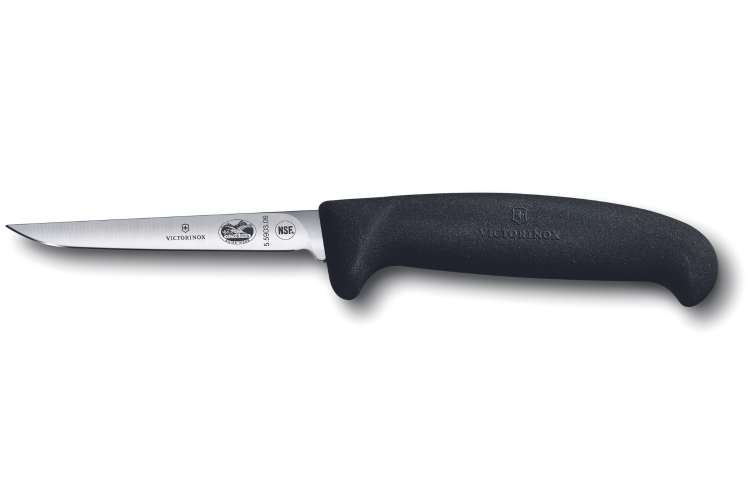 Couteau &agrave; volailles lancette Victorinox 5.5903.09 lame 9cm manche fibrox noir