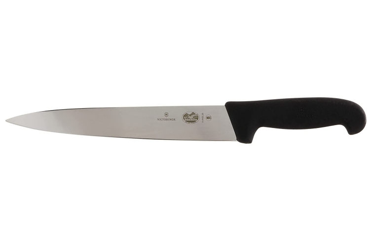 Couteau tranchelard Victorinox 5.4503.25 lame 25cm manche fibrox noir
