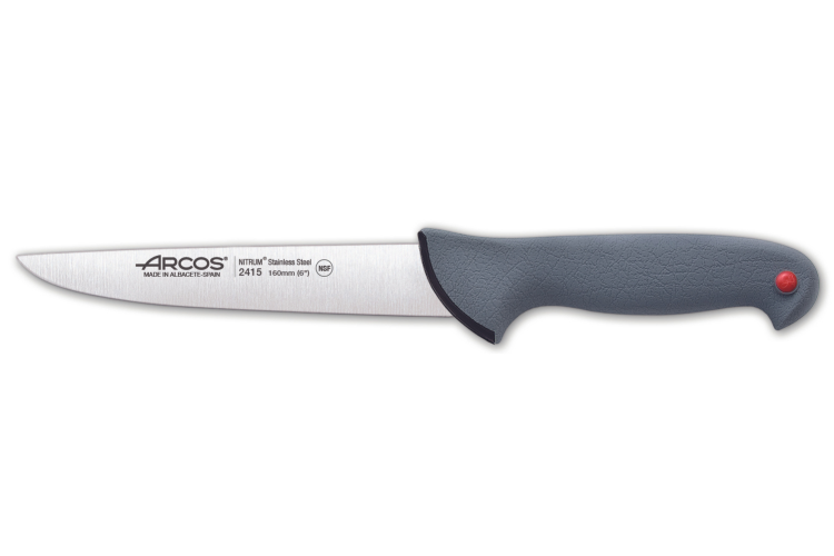 Couteau &agrave; saigner professionnel Arcos Colour Prof 241500 lame 16cm avec manche en PP