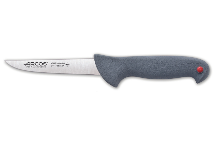 Couteau &agrave; saigner professionnel Arcos Colour Prof 241400 lame 13cm avec manche en PP