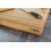 Billot de cuisine Fukito en bois de hêtre certifié FSC - 45 x 30 x 6,2 cm
