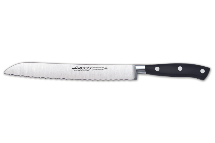Couteau &agrave; pain Arcos Riviera forg&eacute; lame dentel&eacute;e 20cm