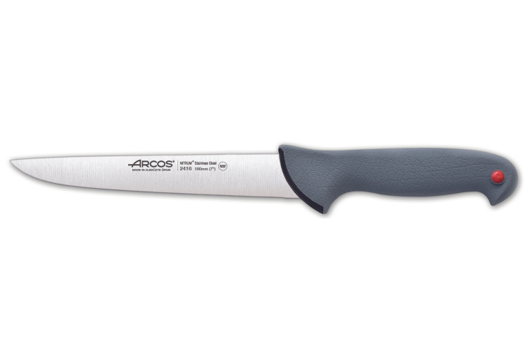 Couteau &agrave; filet professionnel Arcos Colour Prof 242500 lame 20cm manche en PP