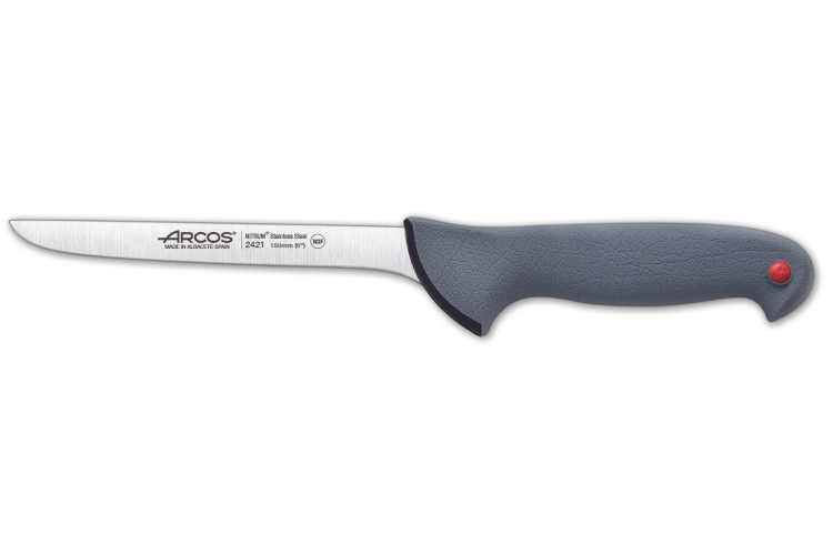 Couteau &agrave; d&eacute;sosser professionnel Arcos Colour Prof 242100 lame 15cm manche en PP