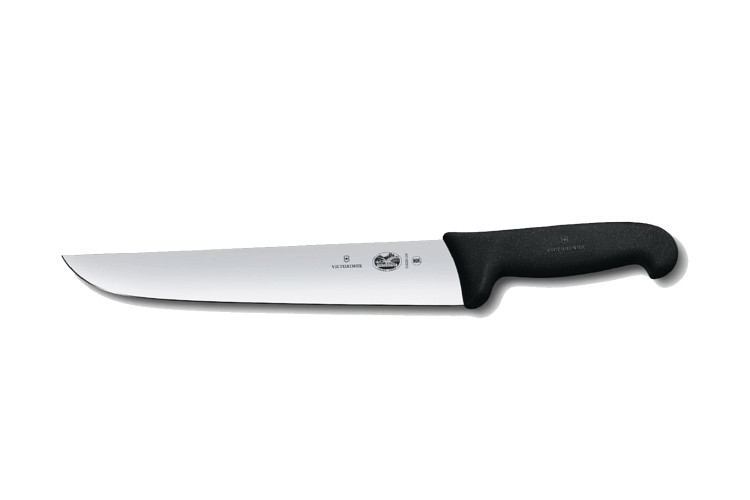 Couteau de boucher Victorinox 5.5203.18 lame 18cm manche fibrox noir