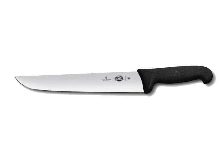 Couteau de boucher Victorinox 5.5203.23 lame 23cm manche fibrox noir