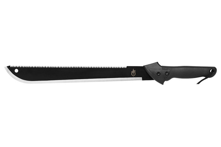 Machette Gerber Gator GE000758 45,7cm manche en caoutchouc noir avec &eacute;tui 