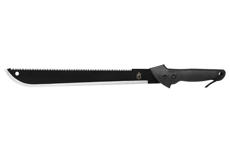 Machette Gerber Gator GE000758 45,7cm manche en caoutchouc noir avec étui 
