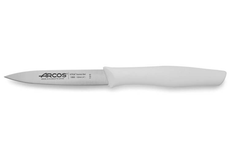 Couteau d'office acier Nitrum blanc 10cm Arcos Nova