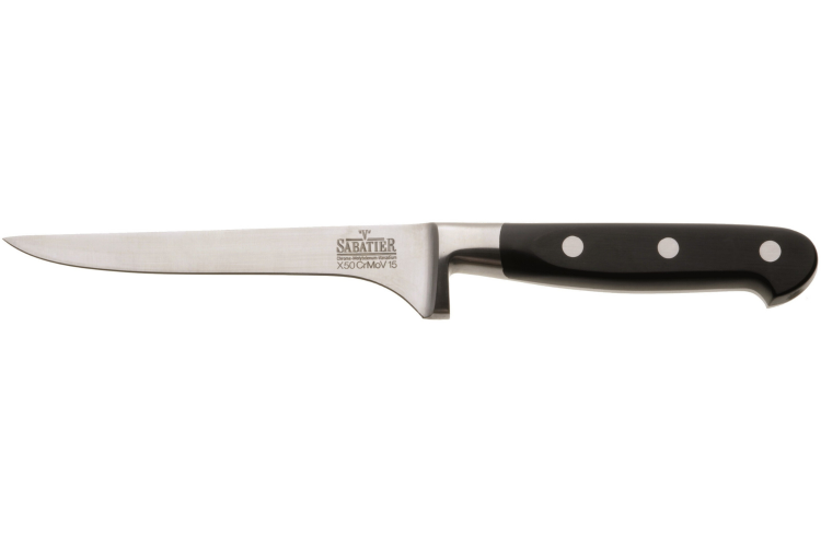 Couteau &agrave; d&eacute;sosser V. Sabatier lame inox 14cm manche ABS