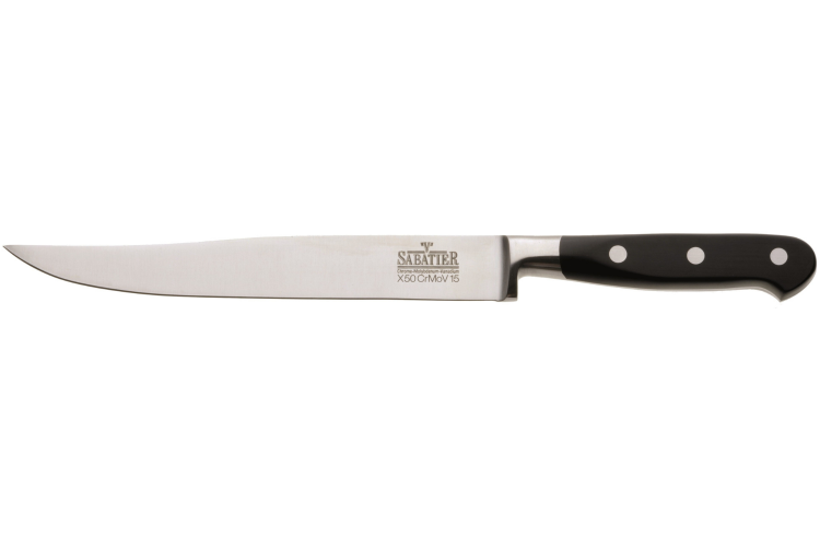 Couteau &agrave; d&eacute;couper V. Sabatier lame inox 20cm manche ABS