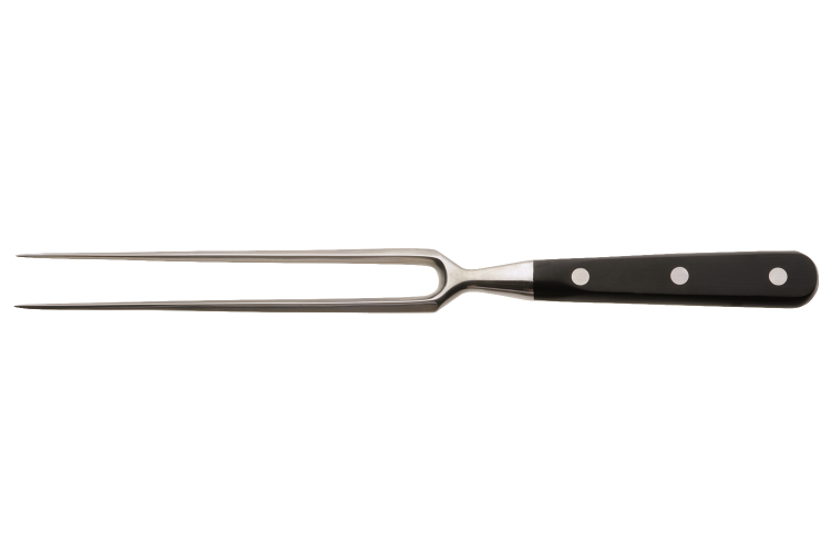 Fourchette &agrave; viande V. Sabatier pics 20cm inox manche ABS