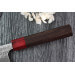 Couteau santoku japonais artisanal Yoshimi Kato SG2 Tsuchime 17cm