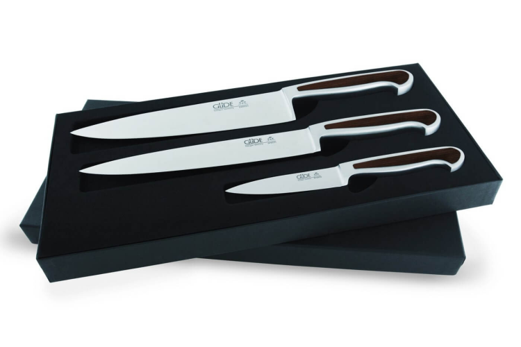 Coffret G&uuml;de 3 couteaux forg&eacute;s Delta