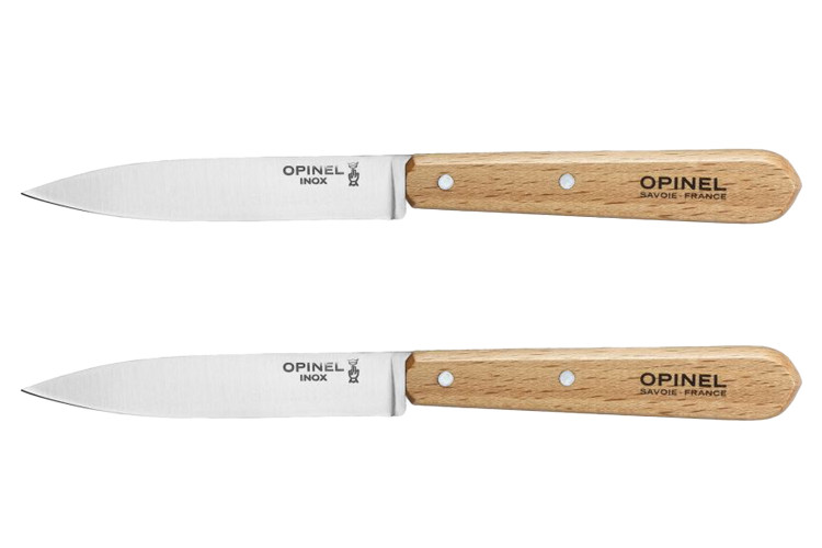 2 Couteaux d'office Opinel AF "N&deg;112" lame inox 10 cm