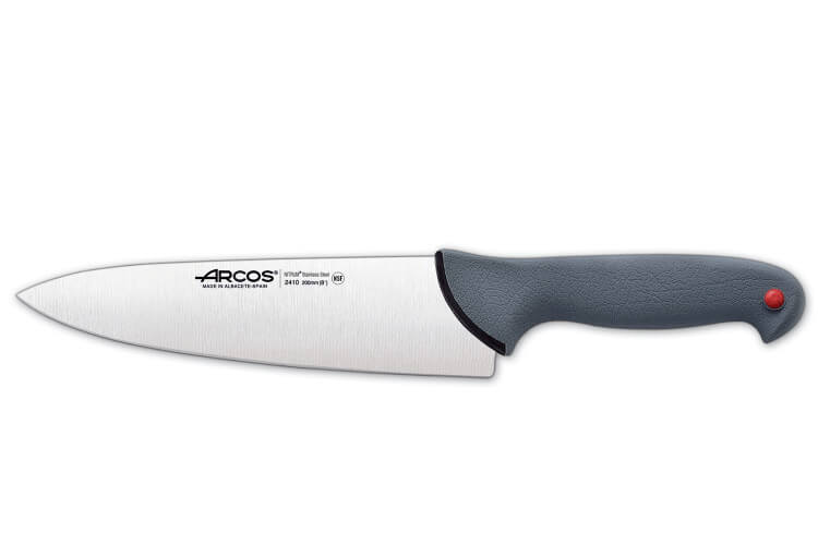 Couteau de chef professionnel Arcos Colour Prof 241000 lame 20cm et manche en PP