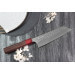 Couteau bunka japonais artisanal Yoshimi Kato SG2 Tsuchime 17cm