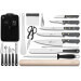 Sac spécial chef Sabatier Cuisine d'Aujourd'hui 5 couteaux français + 13 ustensiles - Exclusivité